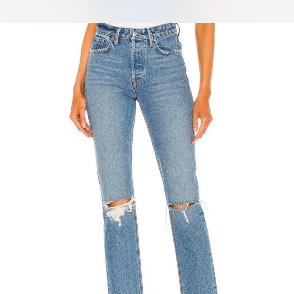Girlfriend Collective High Rise Blue Jeans